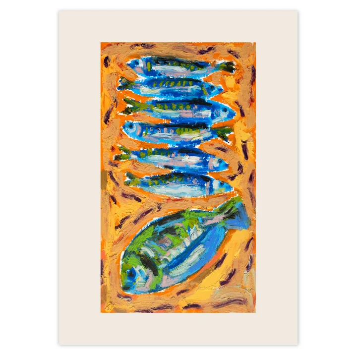 Paper Collective - Seven Fish, 100 x 140 cm