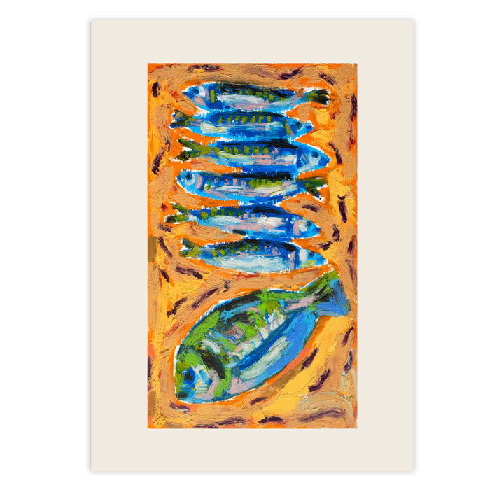 Paper Collective - Seven Fish, 70 x 100 cm