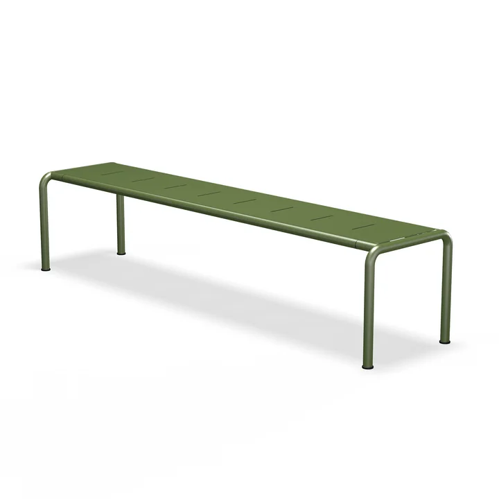 HOUE - Avanti garden bench, long, olive green