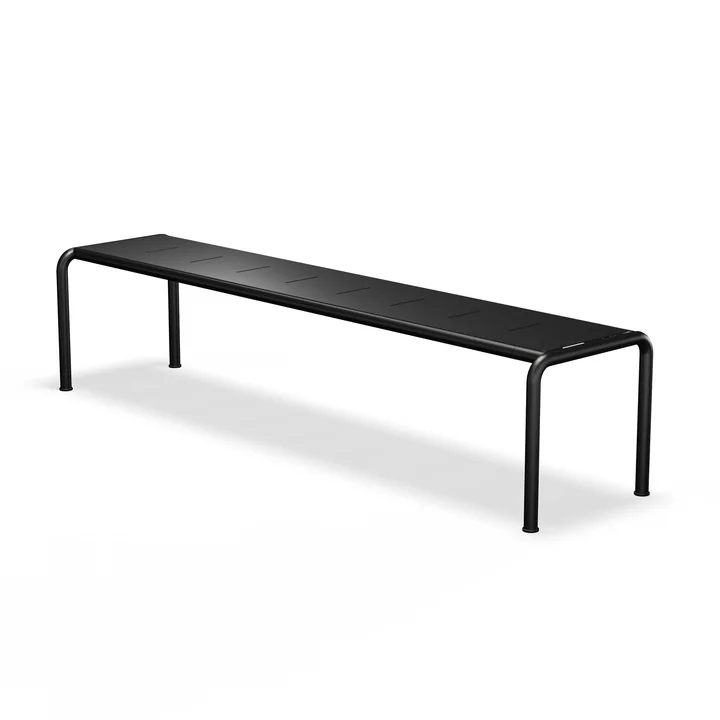 HOUE - Avanti garden bench, long, black
