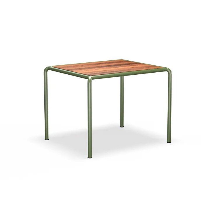 HOUE - Avanti outdoor dining table, 98 x 83 cm, ash / olive green