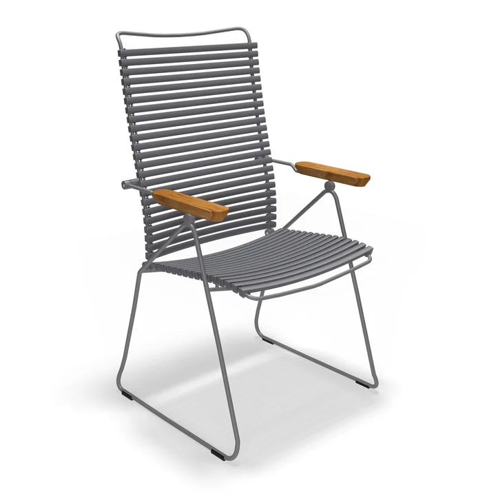 HOUE - CLICK Position outdoor armchair, dark gray