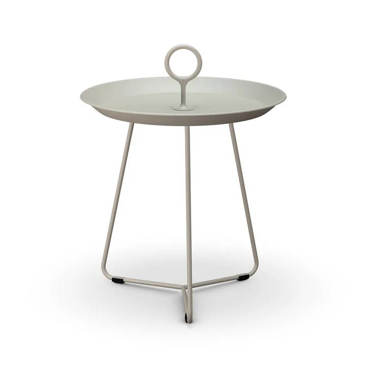 HOUE - Eyelet Side table, Ø 45 cm, beige
