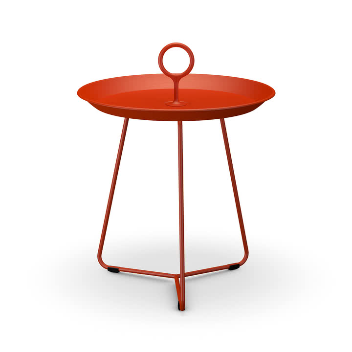 HOUE - Eyelet Side table, Ø 45 cm, cayenne