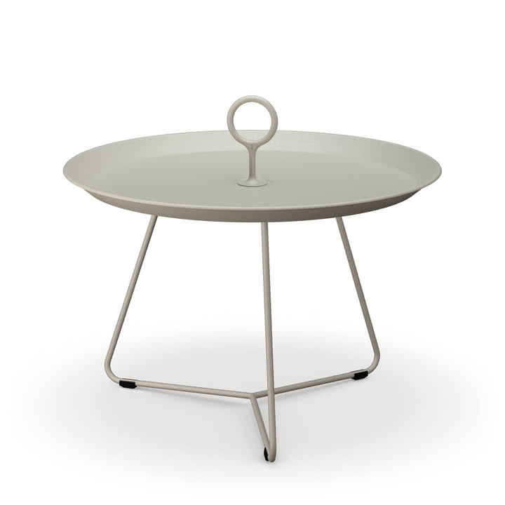 HOUE - Eyelet Side table, Ø 57.5 cm, beige
