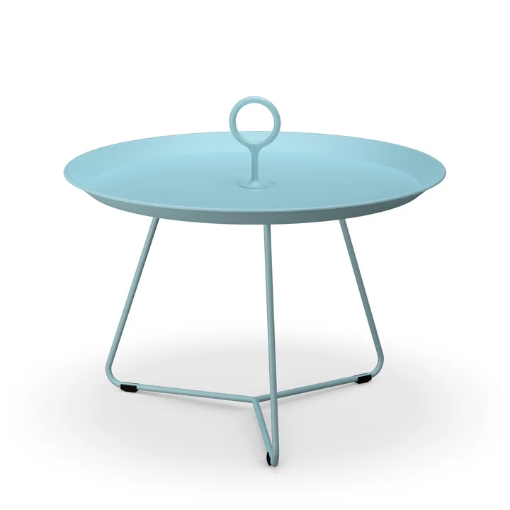 HOUE - Eyelet Side table, Ø 57.5 cm, ice blue