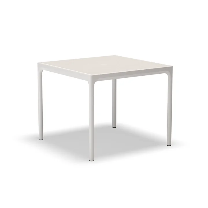 HOUE - Four Outdoor table, 90 x 90 cm, muted white