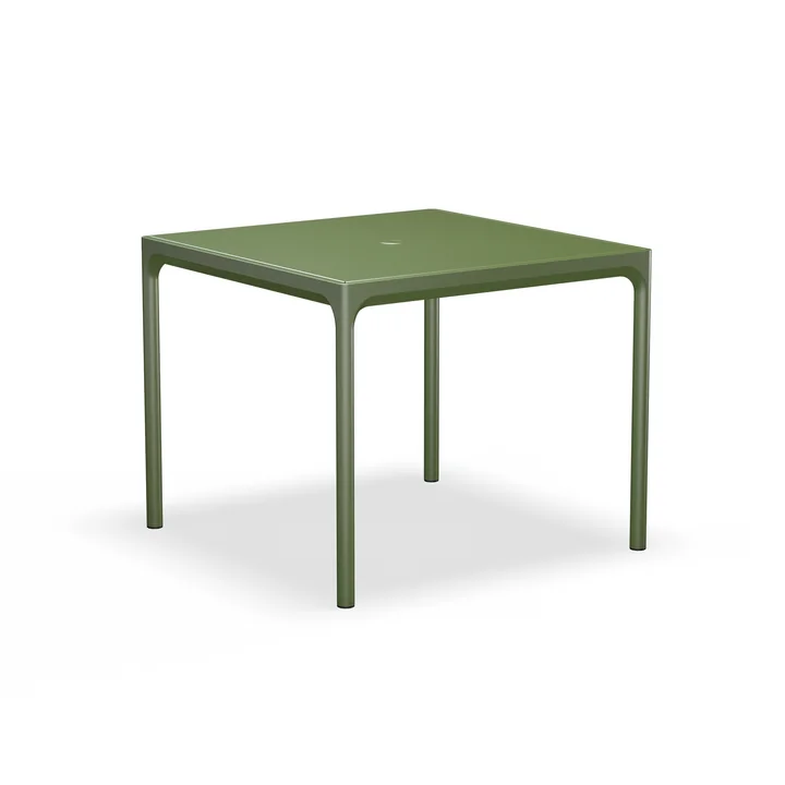 HOUE - Four Outdoor table, 90 x 90 cm, olive green