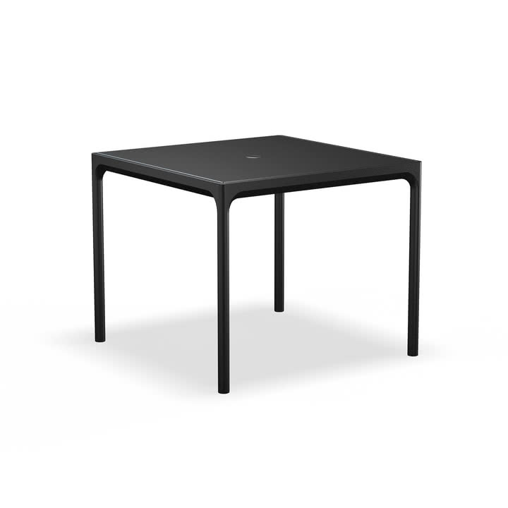 HOUE - Four Outdoor table, 90 x 90 cm, black