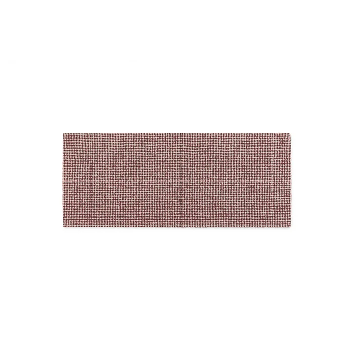 Normann Copenhagen - Flick rug 80 x 200 cm, off white / burgundy
