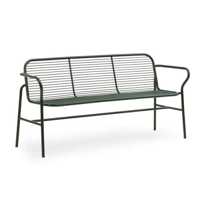 Normann Copenhagen - Vig Dining Bench, dark green