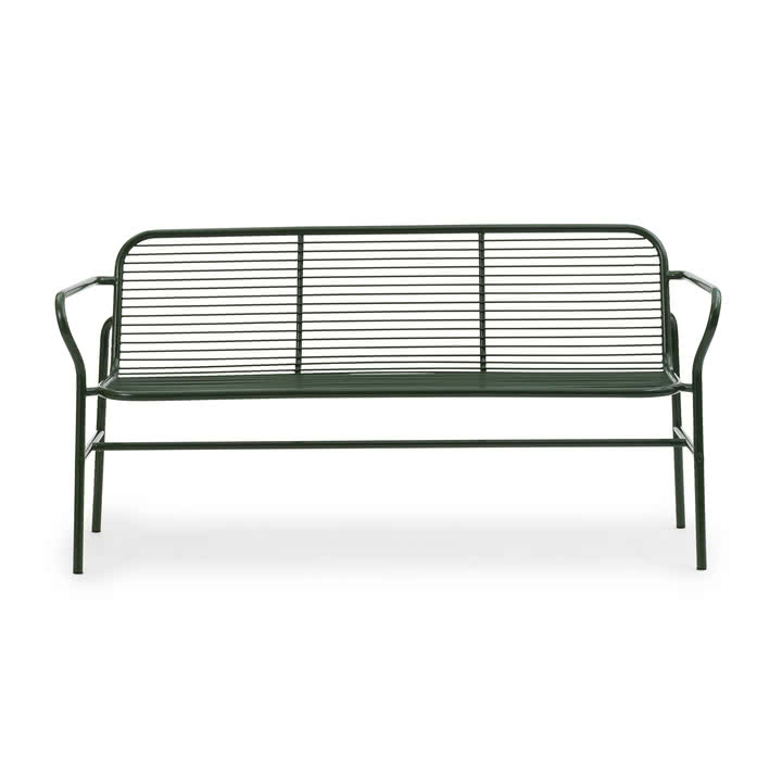 Normann Copenhagen - Vig Dining Bench, dark green