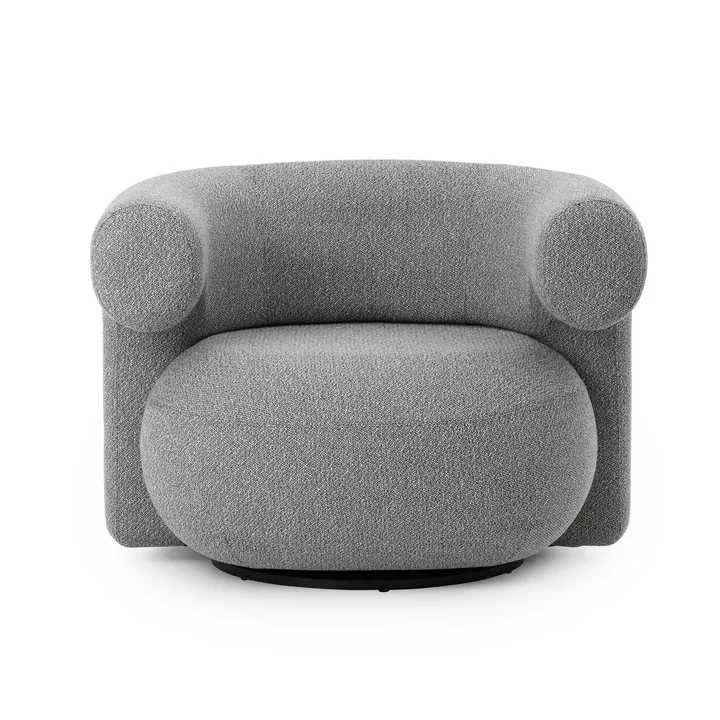 Normann Copenhagen - Burra outdoor lounge chair with reverse swivel function, whisper (Savane J349)