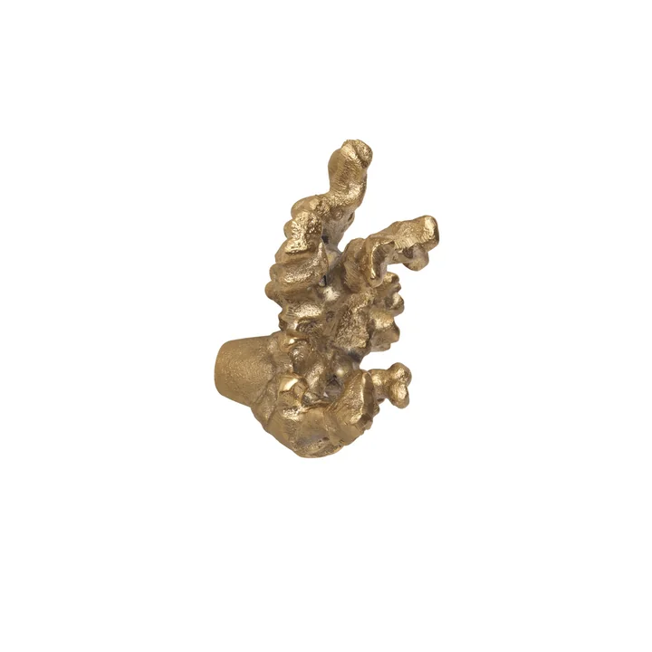 Ferm Living - Comber coral branch hook, brass