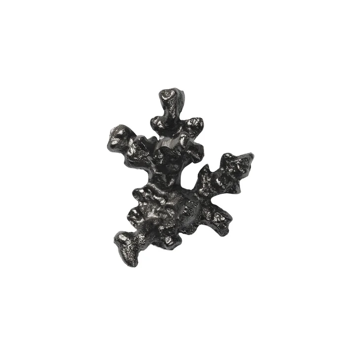 Ferm Living - Comber coral nose hook, black