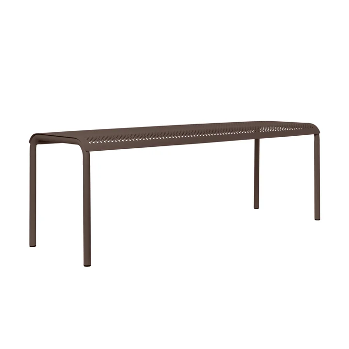 Ferm Living - Dapple Garden bench, 130 cm, dark chocolate