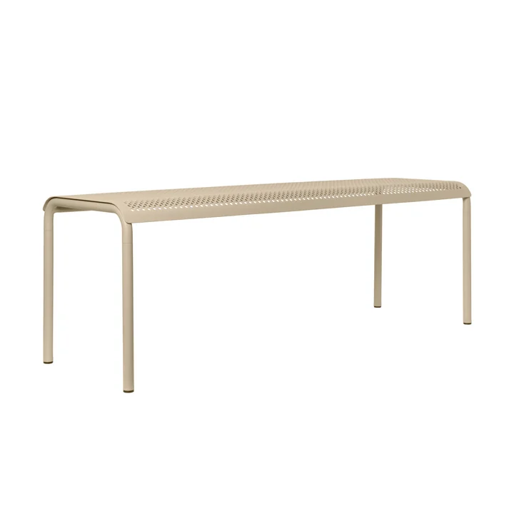 Ferm Living - Dapple Garden bench, 130 cm, cashmere