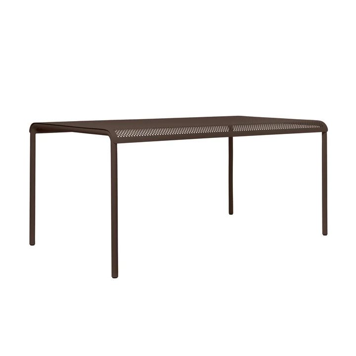 Ferm Living - Dapple Garden dining table, 160 x 90 cm, dark chocolate