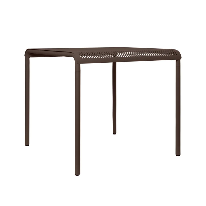 Ferm Living - Dapple Garden dining table, 80 x 80 cm, dark chocolate