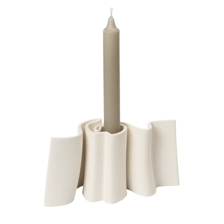 Ferm Living - Dedali Candle holder, off-white