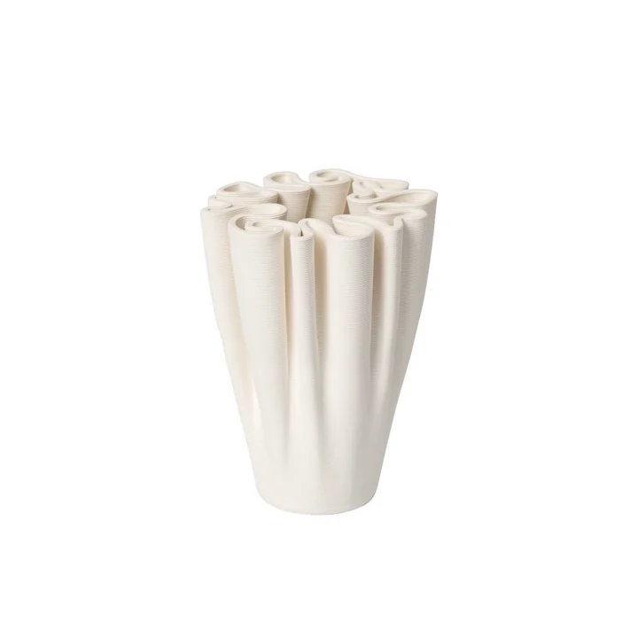 Ferm Living - Dedali Vase, H 11 cm, off-white