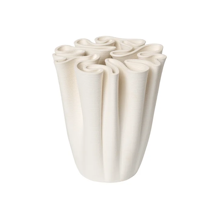 Ferm Living - Dedali Vase, H 18 cm, off-white