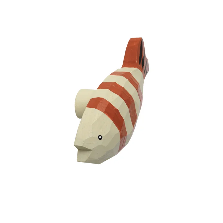 Ferm Living - Habour hooks, fish strips, baked clay / light cele