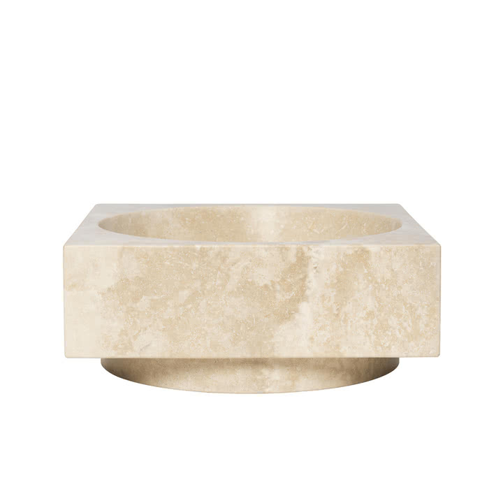 Ferm Living - Hew decorative bowl, h 11 cm, travertine