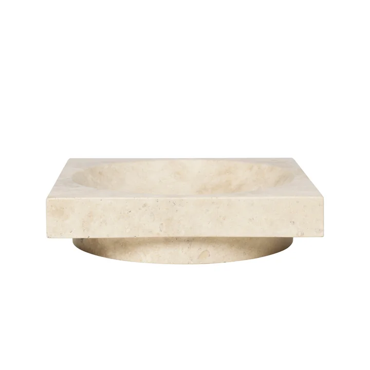 Ferm Living - Hew decorative bowl, H 7 cm, travertine