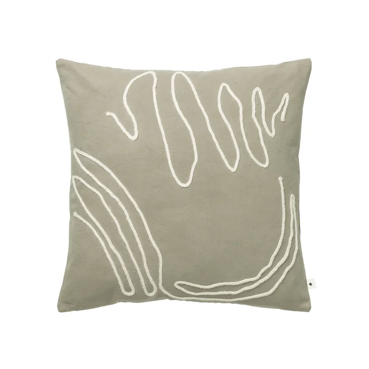 Ferm Living - Jot cushion, 50 x 50 cm, elm green