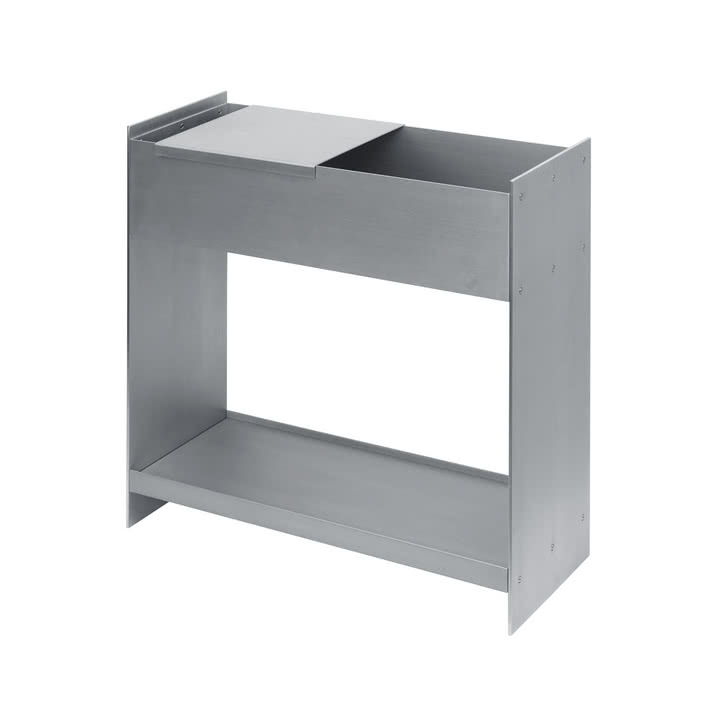 Ferm Living - Lager Plant Box with tray, aluminum