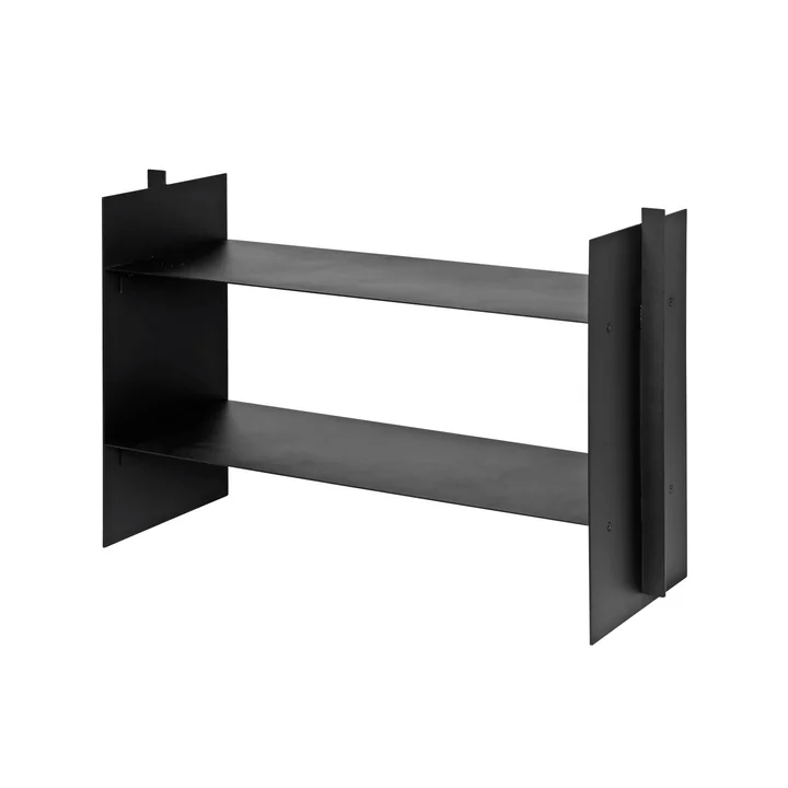 Ferm Living - Lager Standing shelf, low, black