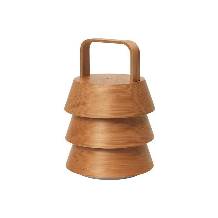 Ferm Living - Luver LED table lamp with rechargeable battery, natural