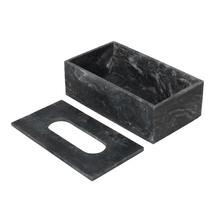 Ferm Living - Mist cosmetic tissue box, charcoal