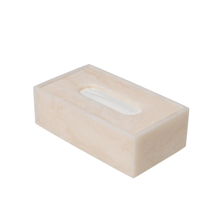 Ferm Living - Mist cosmetic tissue box, pearl