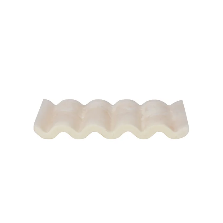 Ferm Living - Mist Soap dish, 9 x 14 cm, pearl