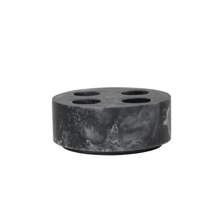 Ferm Living - Mist toothbrush holder, Multi, Ø 10 cm, charcoal