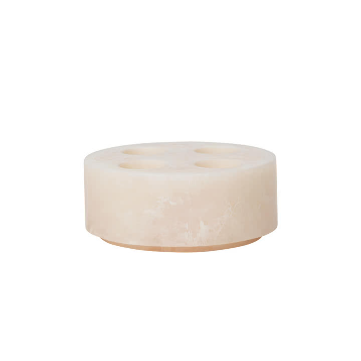 Ferm Living - Mist toothbrush holder, multi, Ø 10 cm, pearl