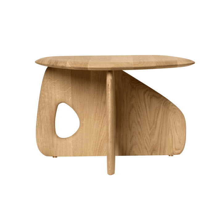 Ferm Living - Oar Coffee Table 50, natural oak, 58.5 x 40.2 cm