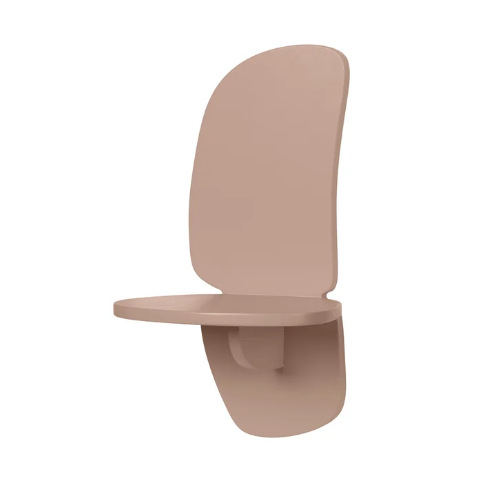 Ferm Living - Pilu Wall shelf, H 40 cm, rose