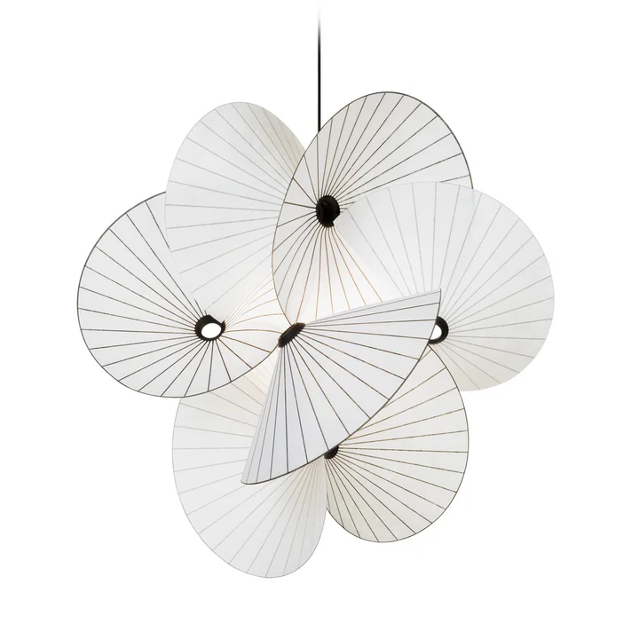 Moooi - Serpentine pendant light 8, Large, white / black