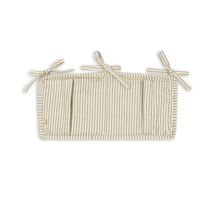 Konges Sløjd - Quilted bed pockets, tea stripe