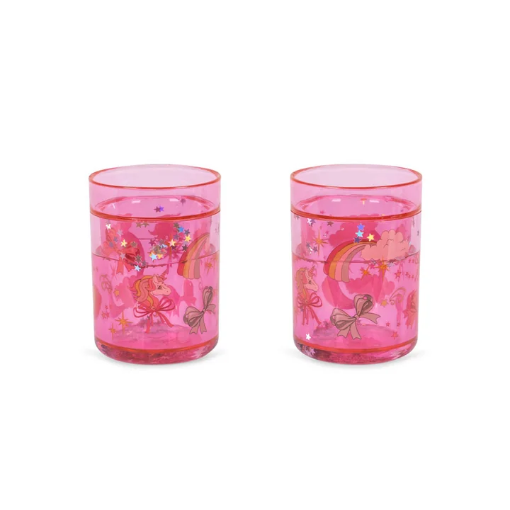 Konges Sløjd - Glitter cup, rainbow bow (set of 2)