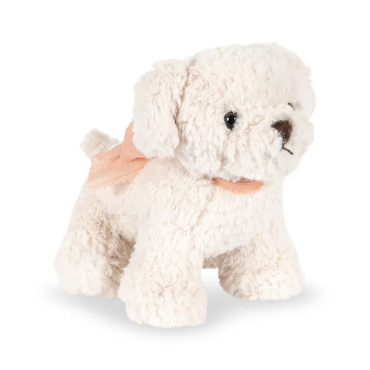 Konges Sløjd - Madeleine cuddly toy with basket, puppy, fiola