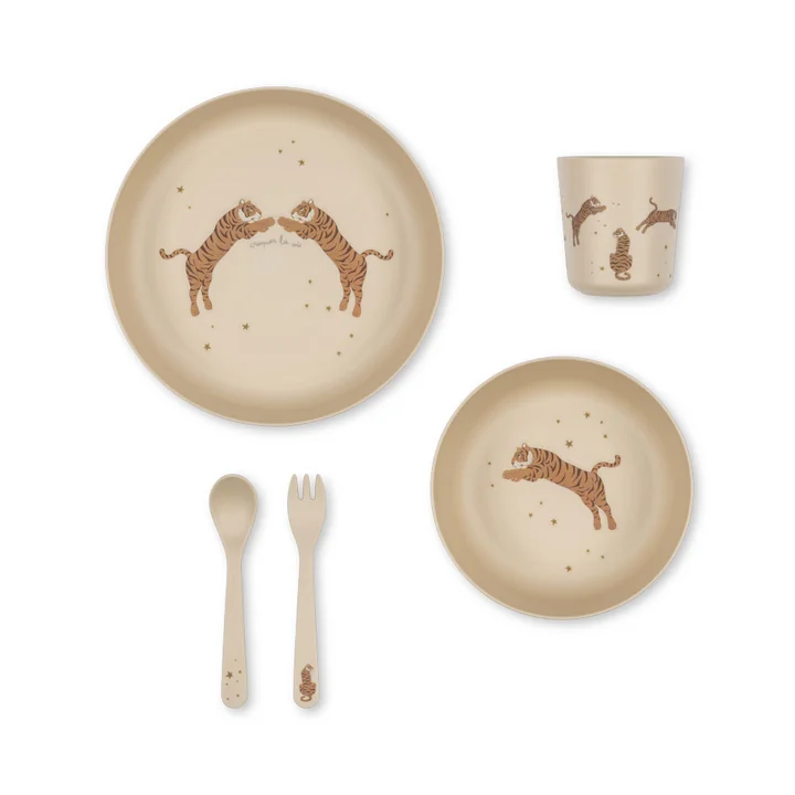 Konges Sløjd - PLA tableware set, tiger