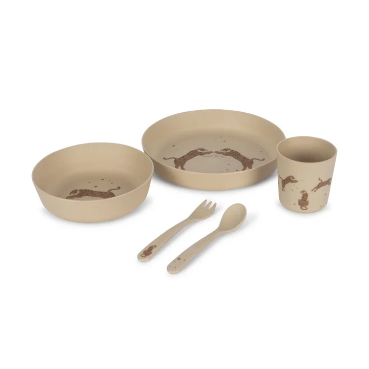 Konges Sløjd - PLA tableware set, tiger