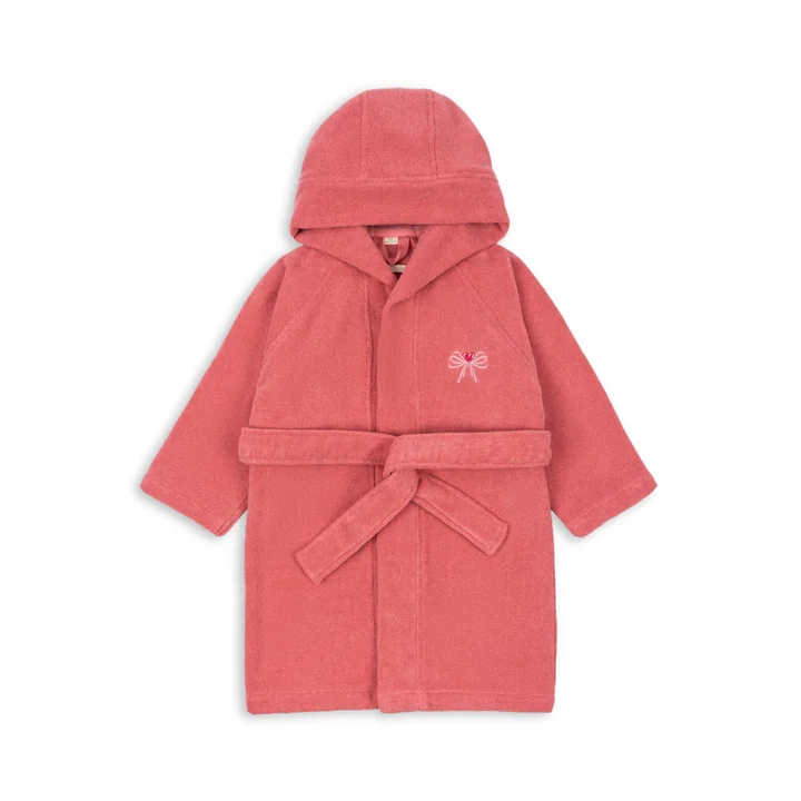 Konges Sløjd - Terry children's bathrobe, flamingo plume