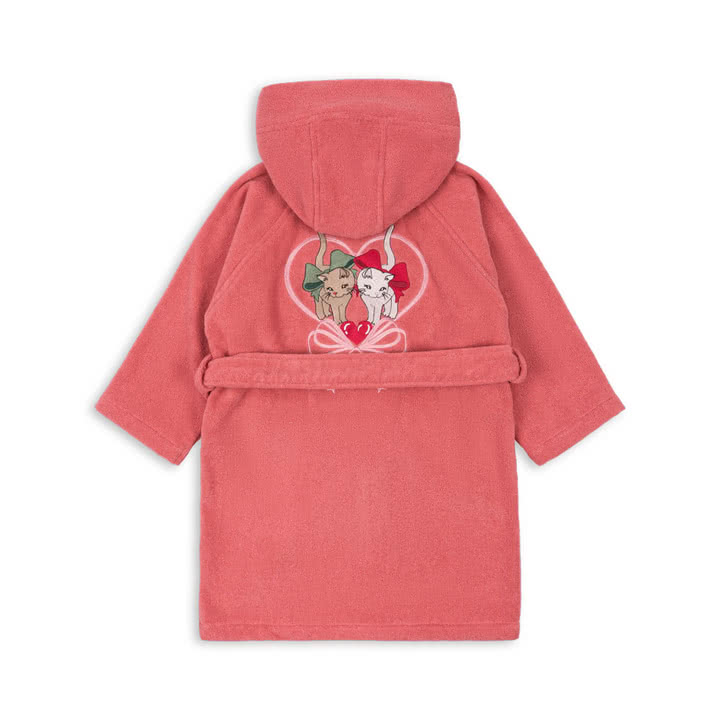Konges Sløjd - Terry children's bathrobe, flamingo plume