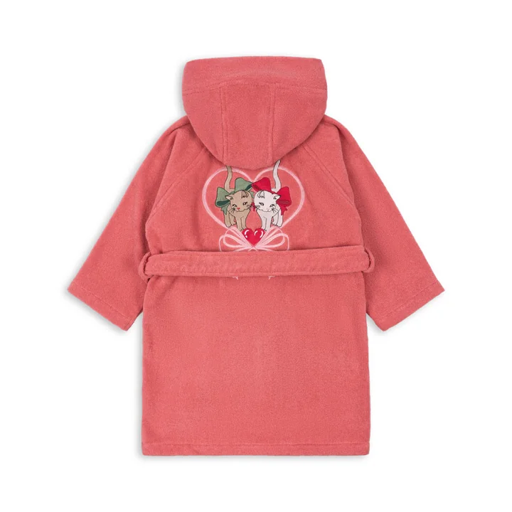 Konges Sløjd - Terry children's bathrobe, flamingo plume
