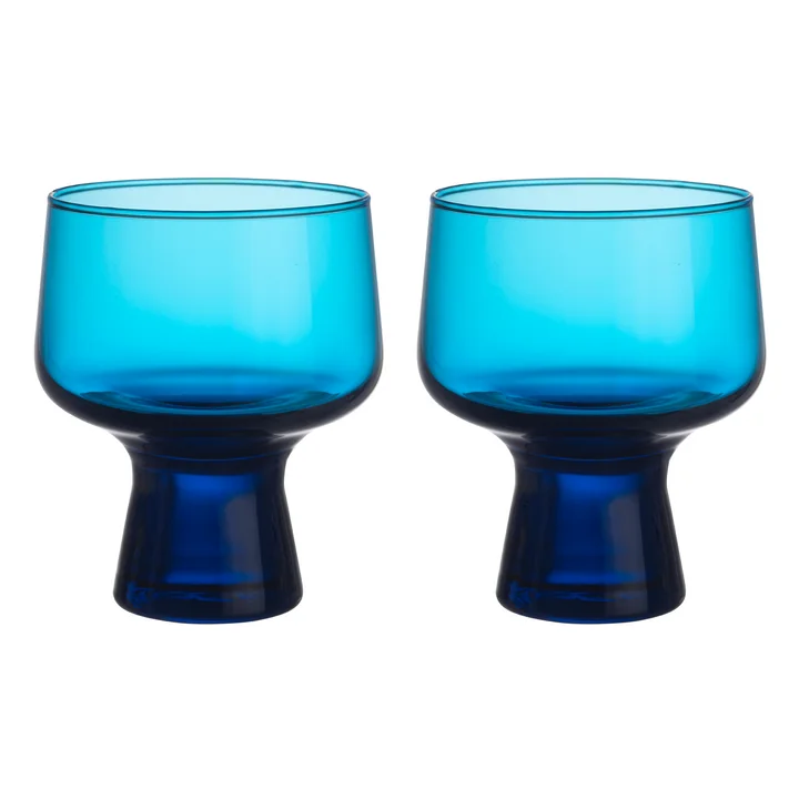 Iittala - Solare goblet, 0.29 l, electric blue (set of 2)